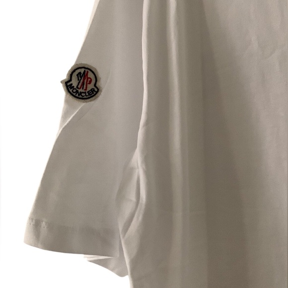 🆕 Moncler Men’s Logo Text T-Shirt - Picture 4 of 11
